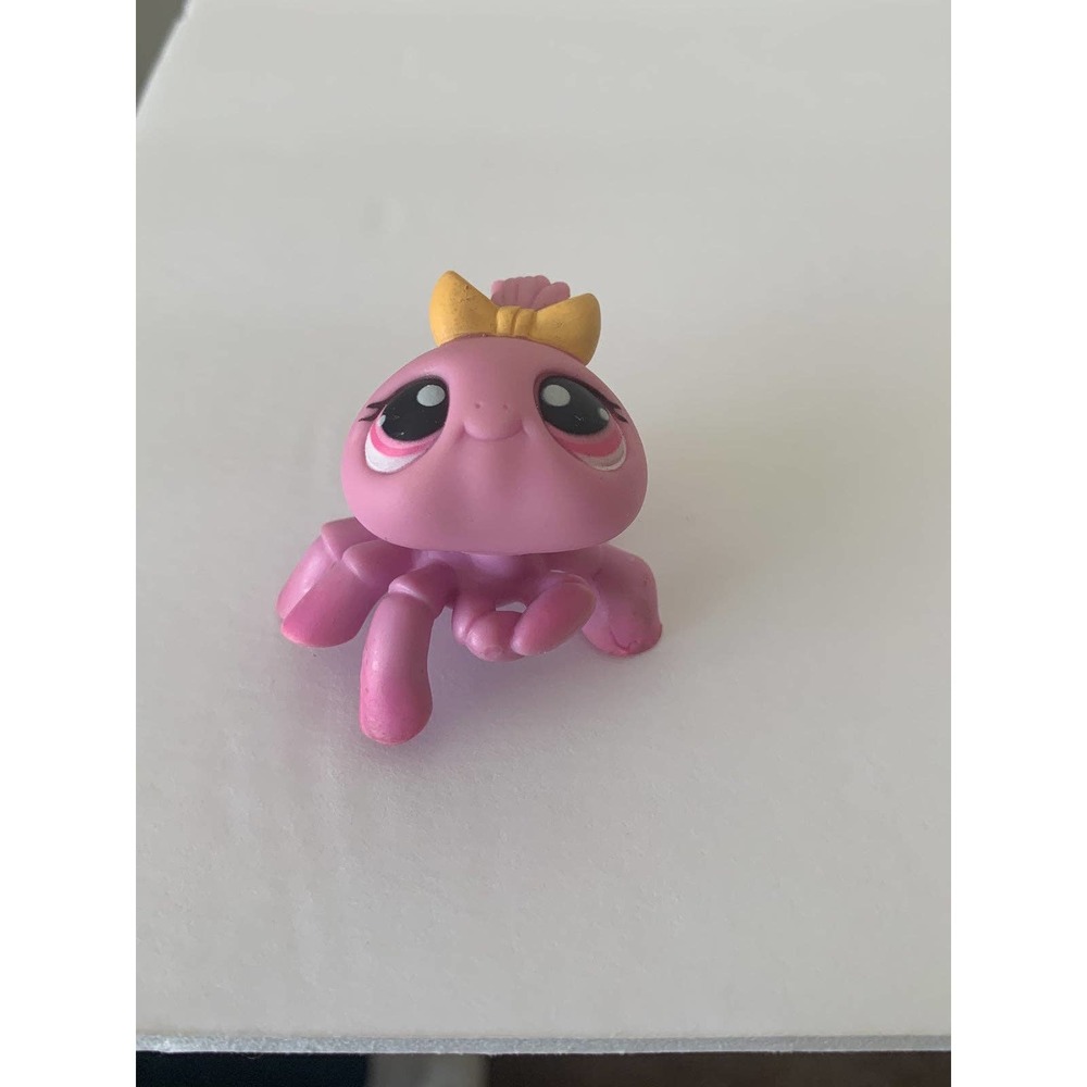 LPS #430 Purple Spider with Bats and Bow Littlest Pet Shop